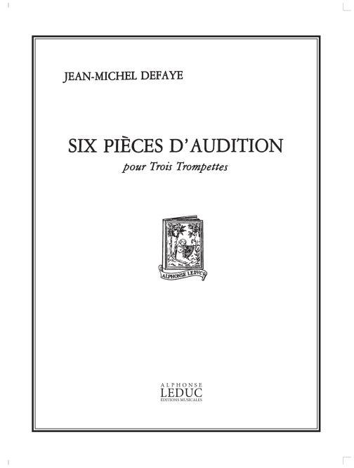 6 Pieces d'Audition